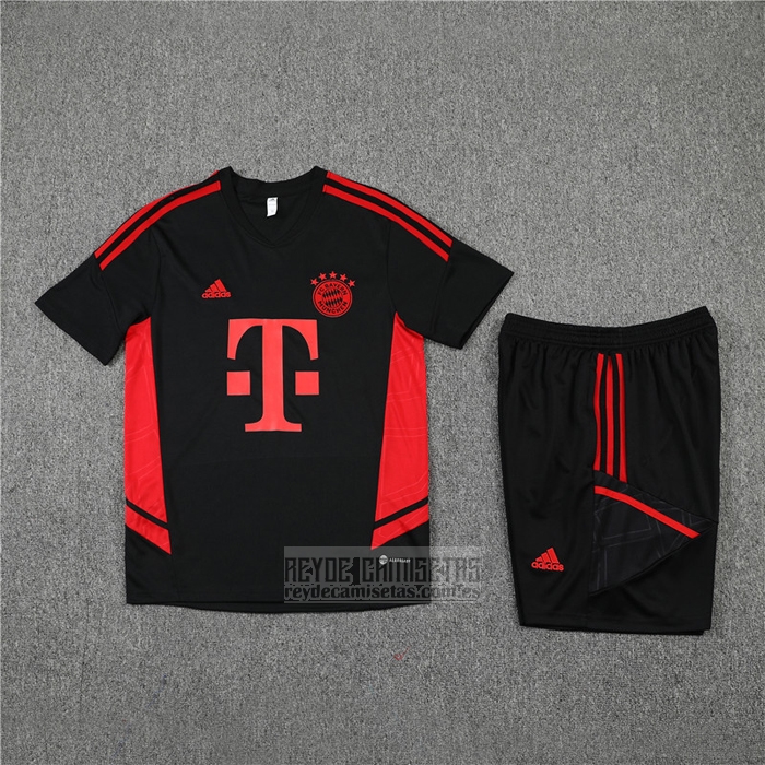Chandal del Bayern Munich Manga Corta 2022-2023 Negro - Pantalon Corto